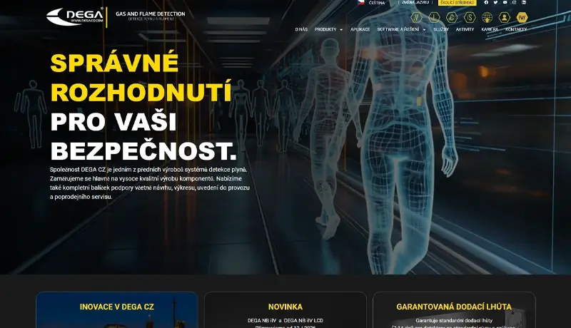 Ukázka webu: Firemní prezentace